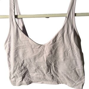 Lululemon Align cropped tank light purple